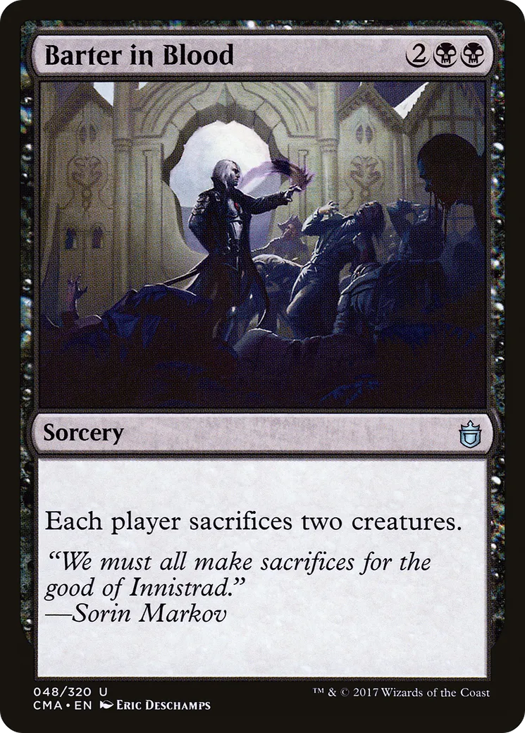 Barter in Blood — Commander Anthology — Magic: The Gathering