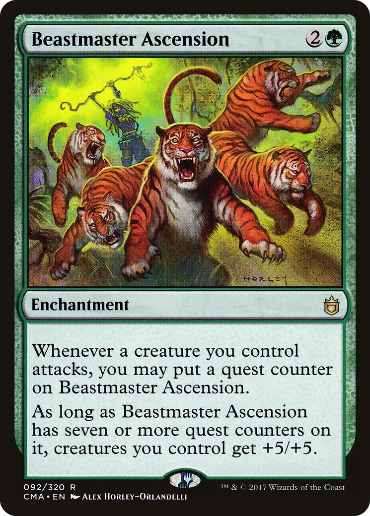 Beastmaster Ascension — Commander Anthology — Magic: The Gathering