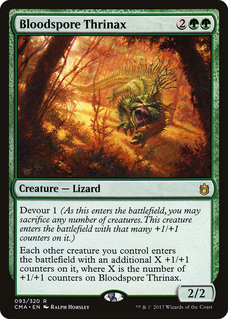 Bloodspore Thrinax — Commander Anthology — Magic: The Gathering