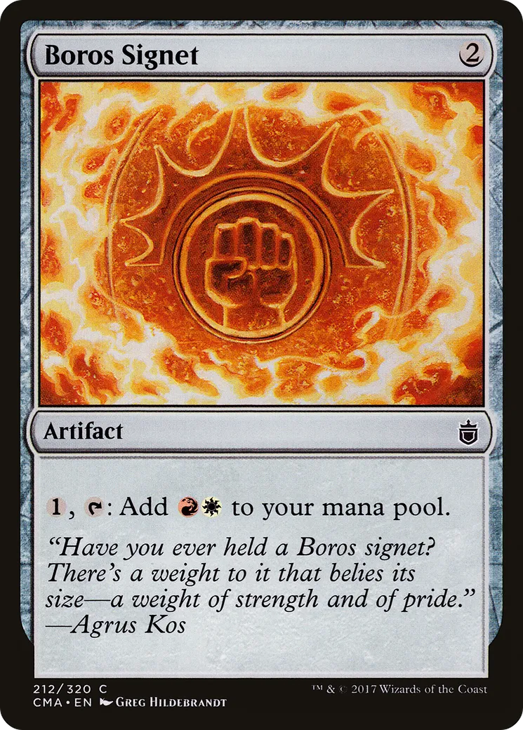 Boros Signet — Commander Anthology — Magic: The Gathering