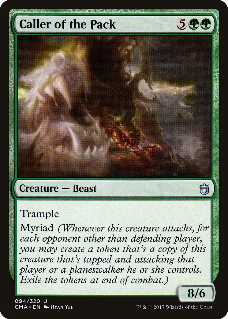 Caller of the Pack from Commander Anthology - Magic: The Gathering