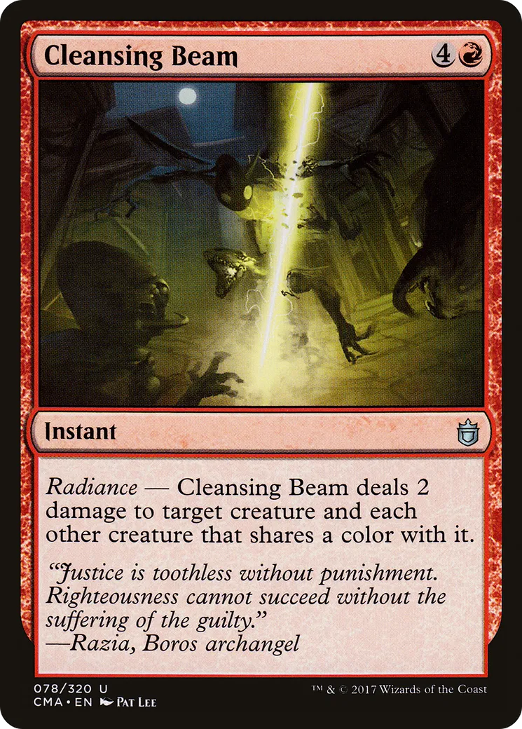 Cleansing Beam — Commander Anthology — Magic: The Gathering