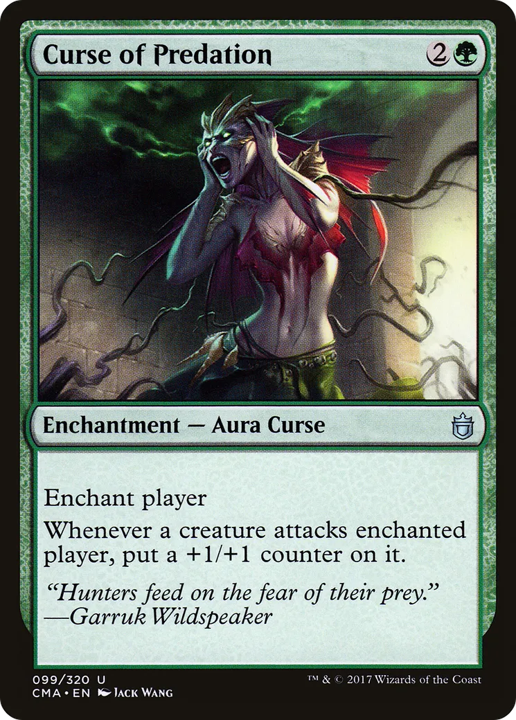 Curse of Predation — Commander Anthology — Magic: The Gathering