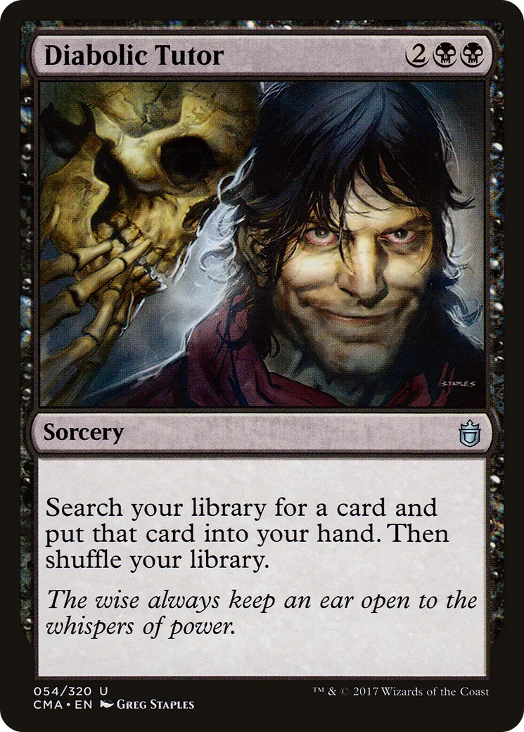 Précepteur démoniaque — Commander Anthology — Magic: The Gathering