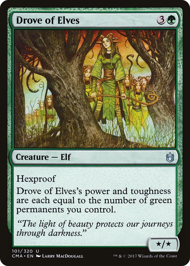 Troupe d'elfes — Commander Anthology — Magic: The Gathering