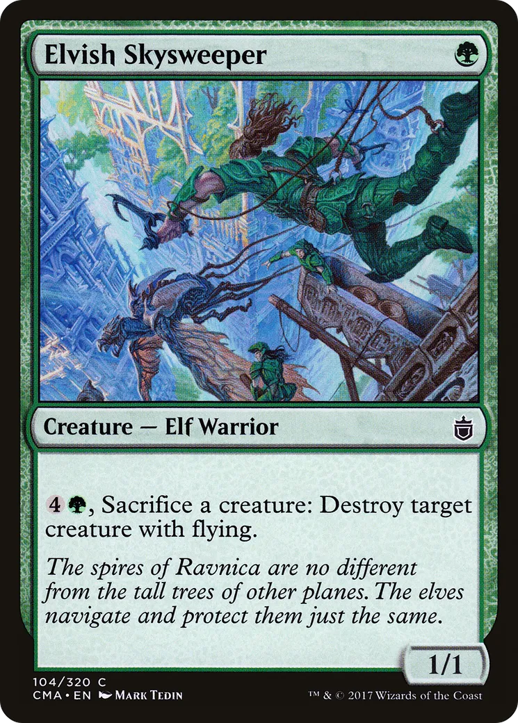 Fouilleciel elfe — Commander Anthology — Magic: The Gathering