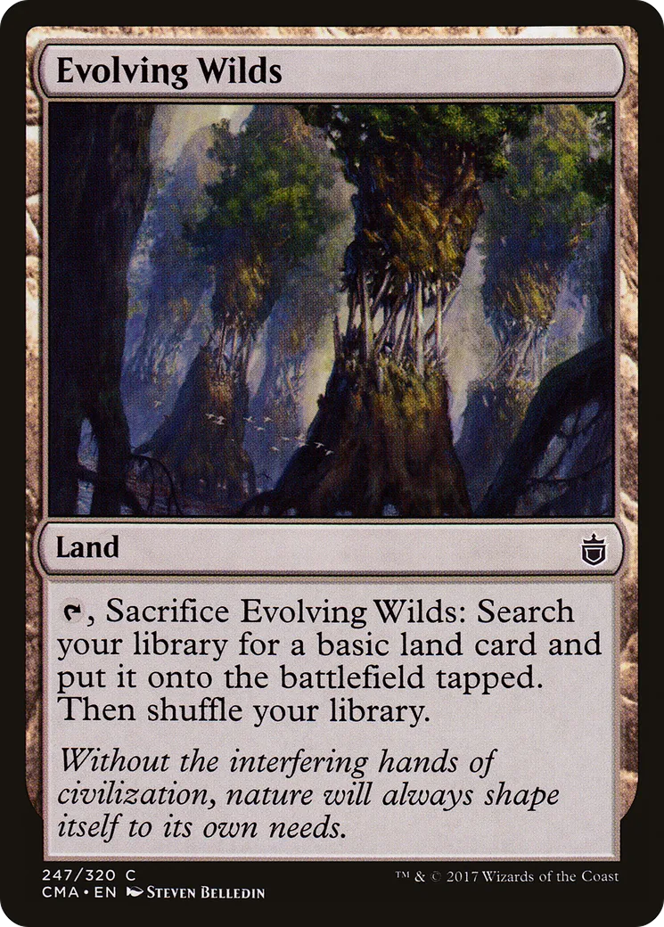 Evolving Wilds — Commander Anthology — Magic: The Gathering