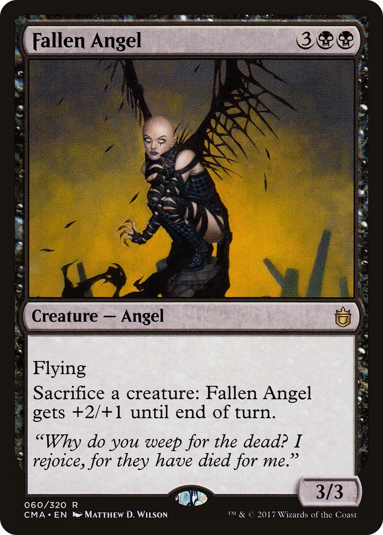 Ange déchue — Commander Anthology — Magic: The Gathering