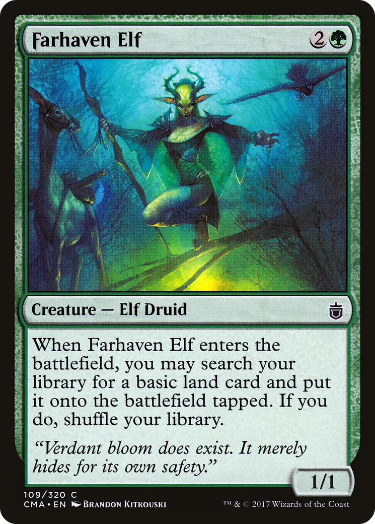Elfe des horizons lointains — Commander Anthology — Magic: The Gathering