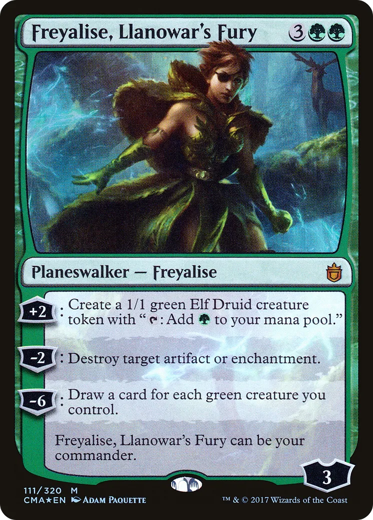 Freyalise, Llanowar's Fury — Commander Anthology — Magic: The Gathering