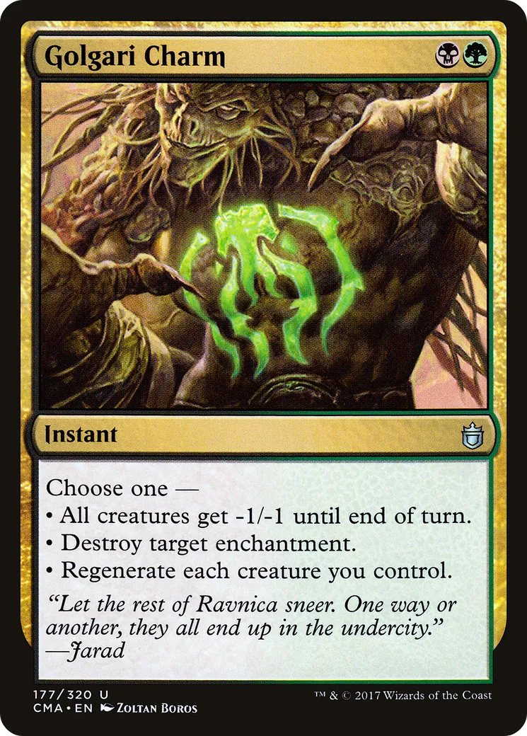 Golgari Charm — Commander Anthology — Magic: The Gathering
