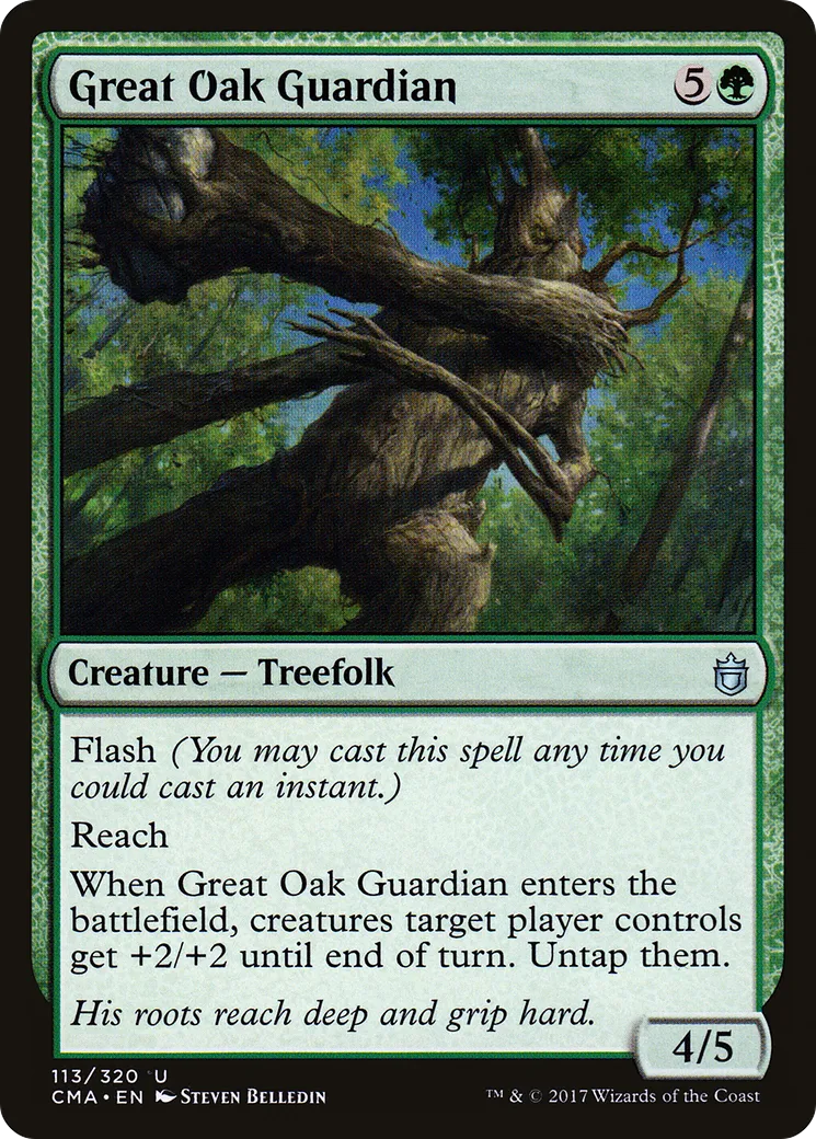 Great Oak Guardian — Commander Anthology — Magic: The Gathering