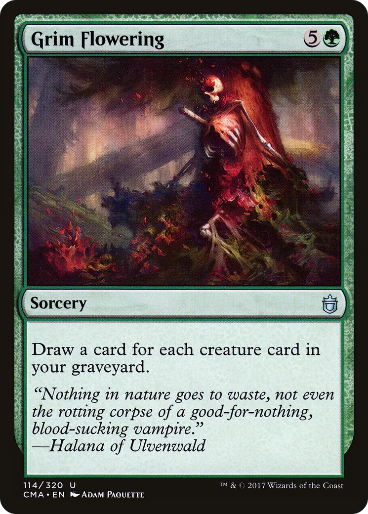 Sinistre floraison — Commander Anthology — Magic: The Gathering
