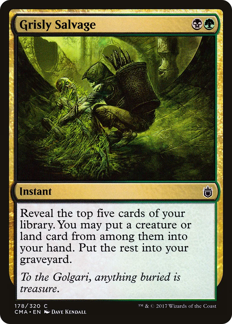 Grisly Salvage from Commander Anthology - Magic: The Gathering