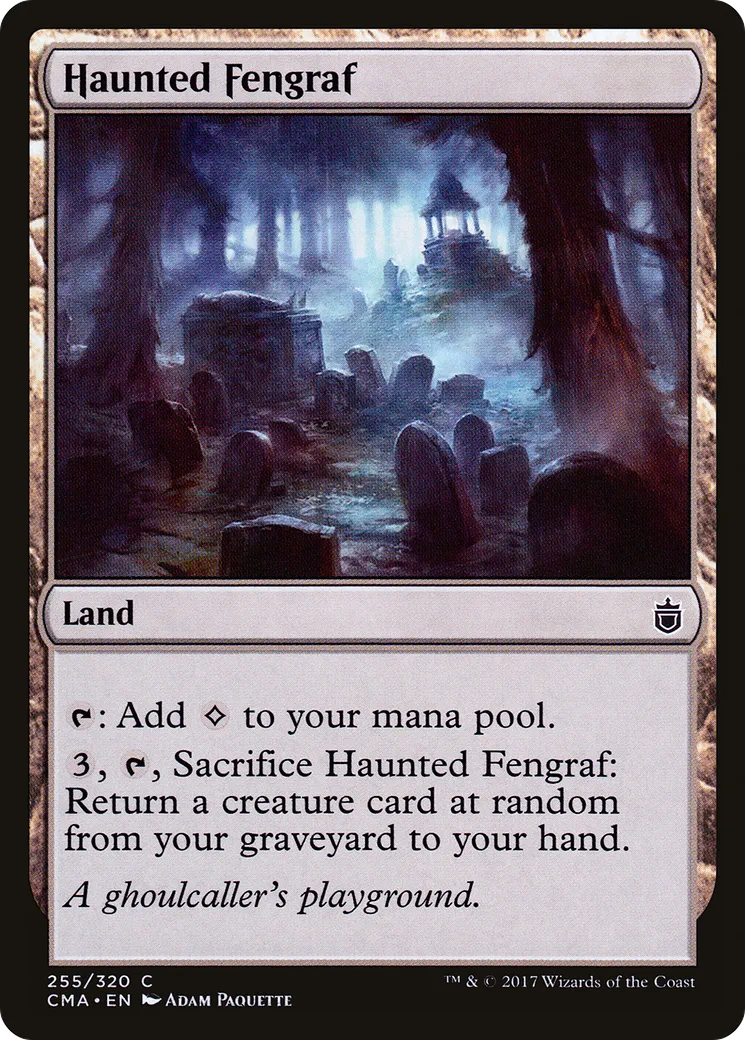 Haunted Fengraf — Commander Anthology — Magic: The Gathering