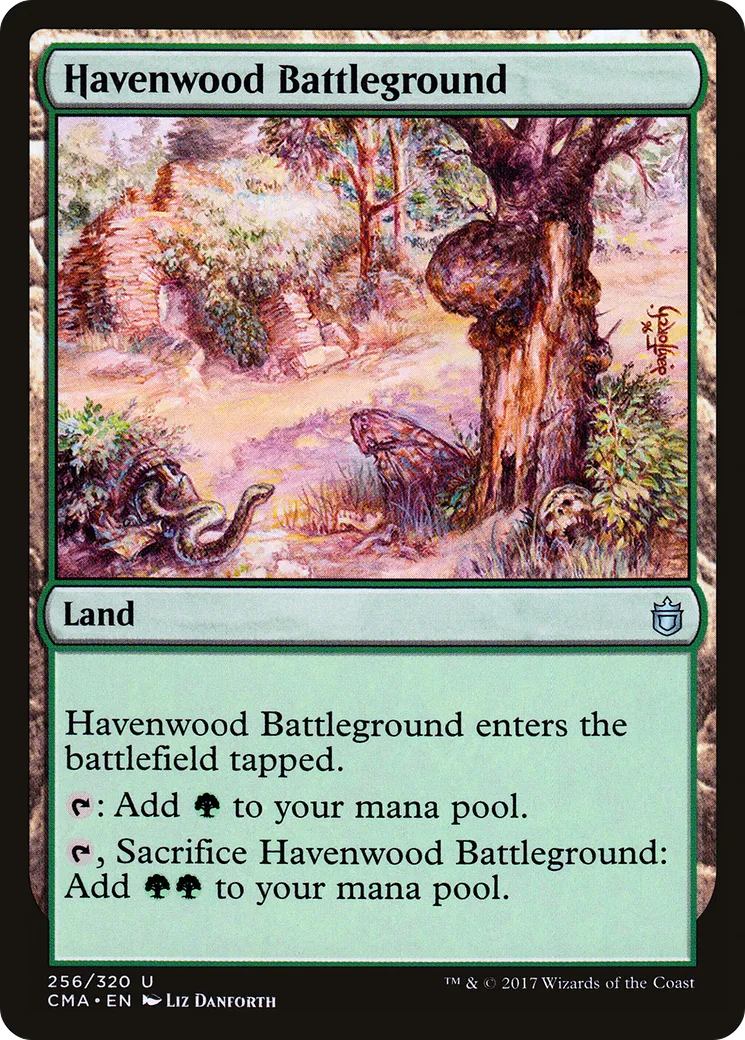 Havenwood Battleground — Commander Anthology — Magic: The Gathering