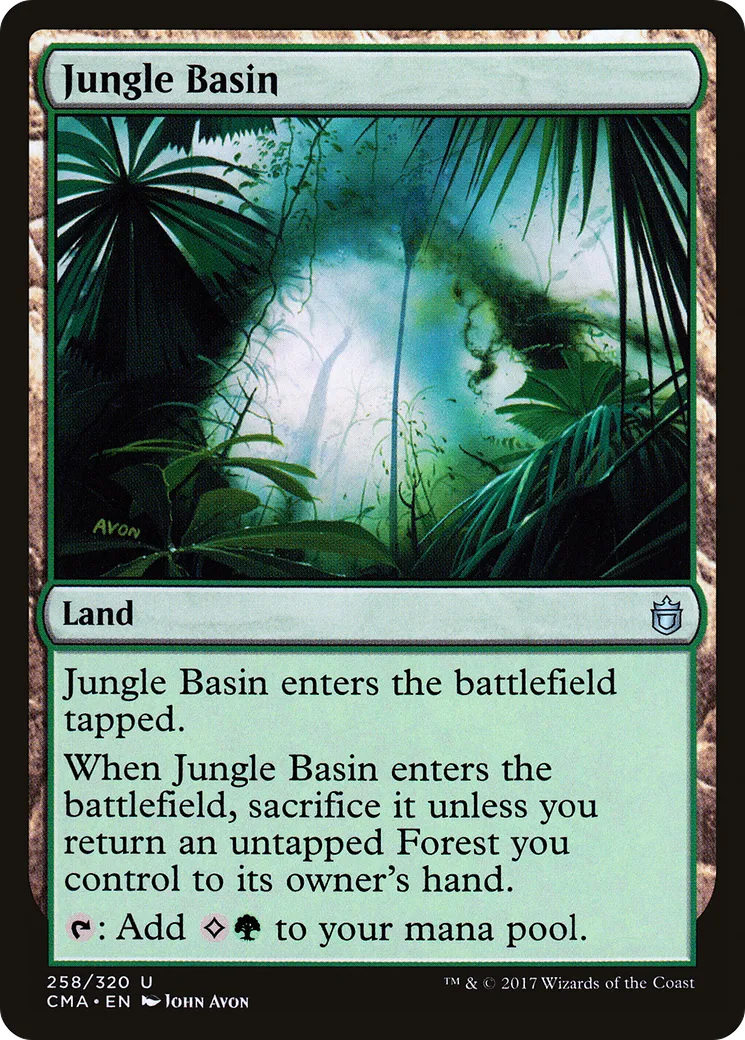 Jungle Basin — Commander Anthology — Magic: The Gathering