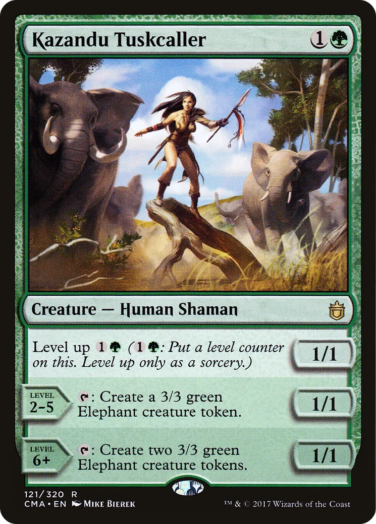 Kazandu Tuskcaller — Commander Anthology — Magic: The Gathering