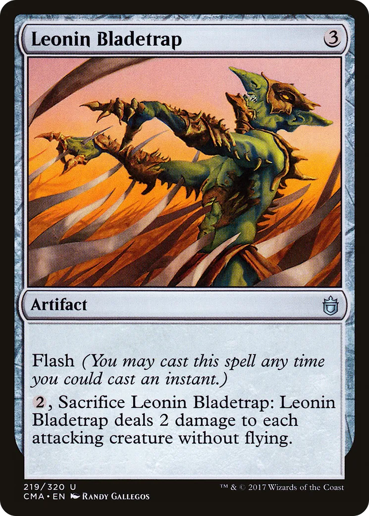 Leonin Bladetrap — Commander Anthology — Magic: The Gathering