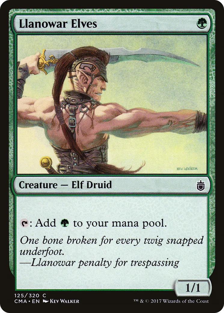 Elfes de Llanowar — Commander Anthology — Magic: The Gathering