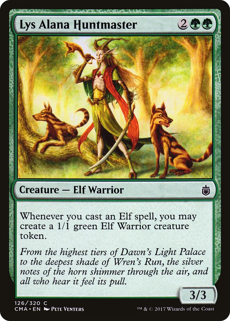 Maître-chasseur de Lys Alana — Commander Anthology — Magic: The Gathering