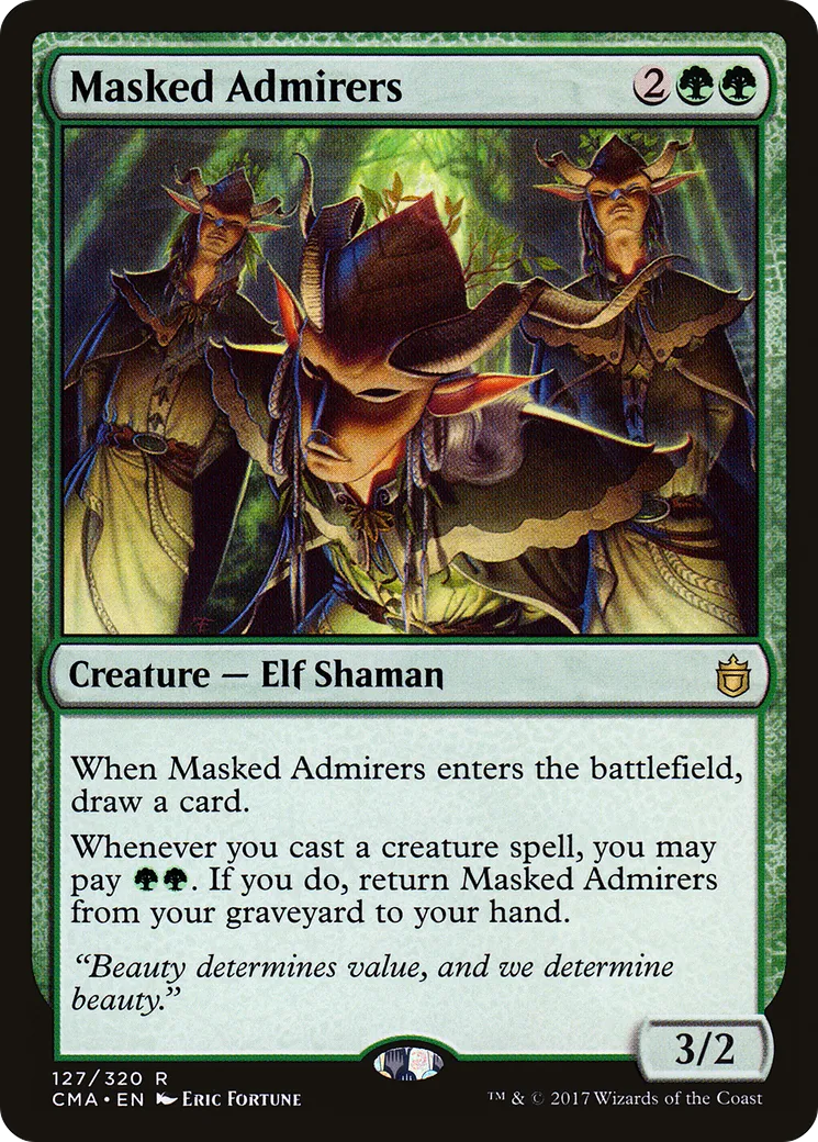 Admirateurs masqués — Commander Anthology — Magic: The Gathering
