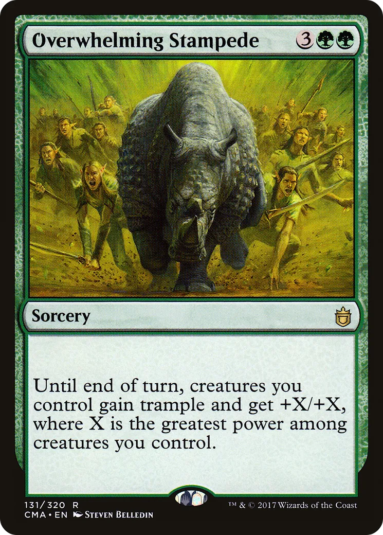 Overwhelming Stampede — Commander Anthology — Magic: The Gathering