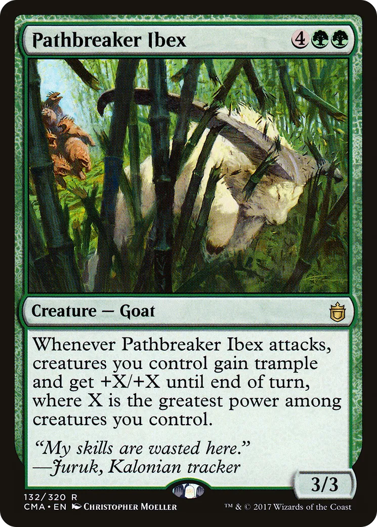 Pathbreaker Ibex — Commander Anthology — Magic: The Gathering