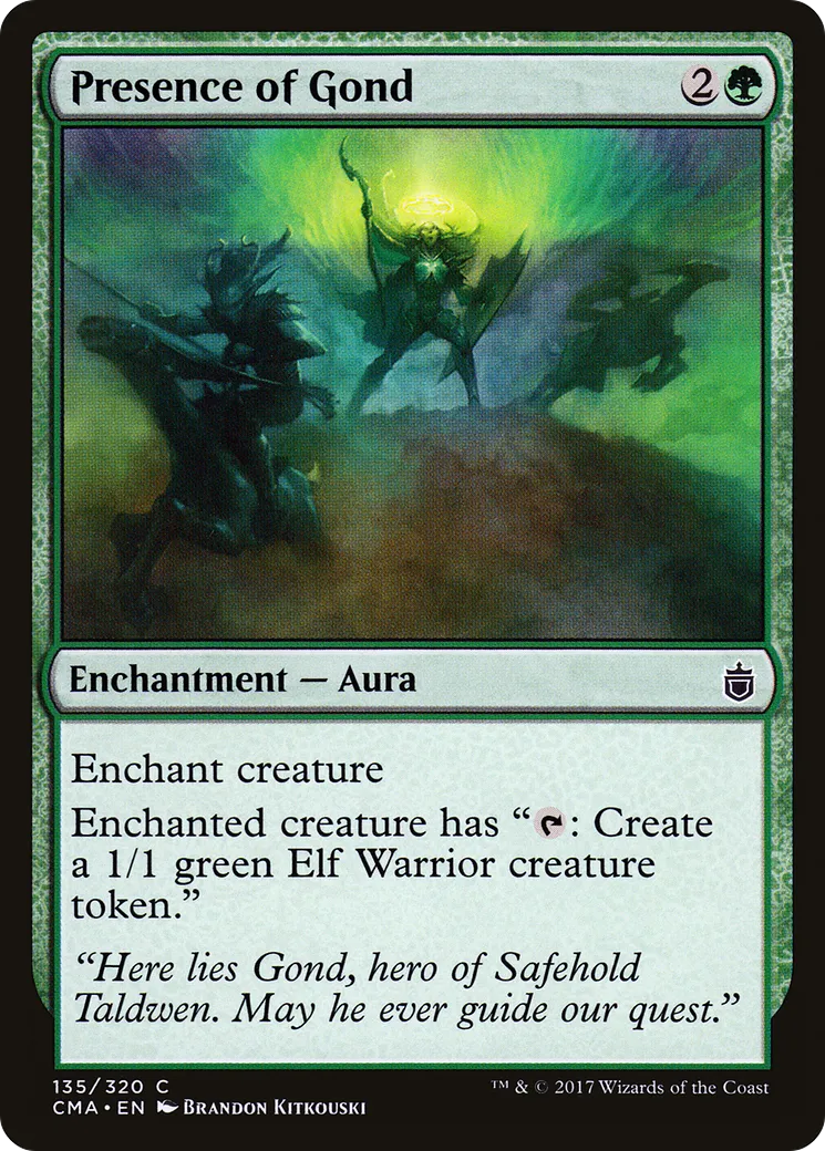 Présence de Gond — Commander Anthology — Magic: The Gathering
