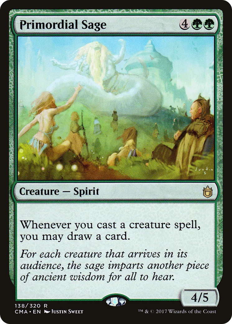 Primordial Sage — Commander Anthology — Magic: The Gathering