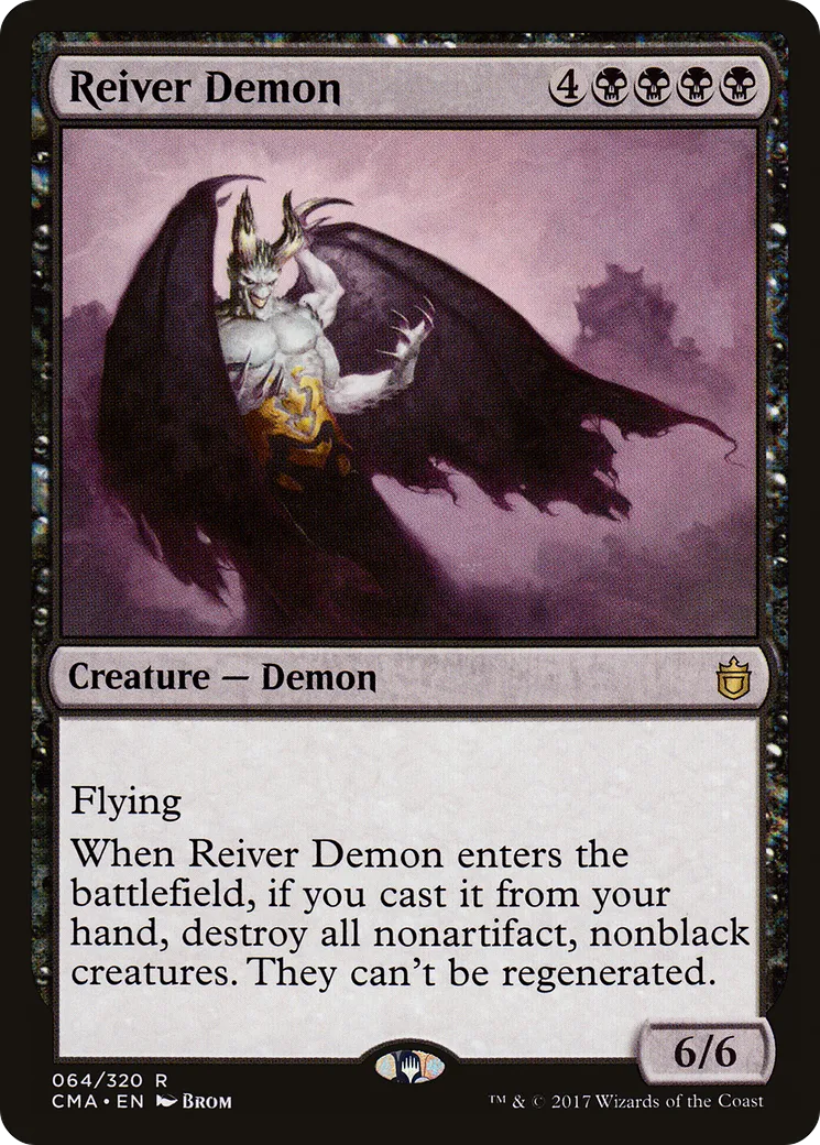 Reiver Demon — Commander Anthology — Magic: The Gathering