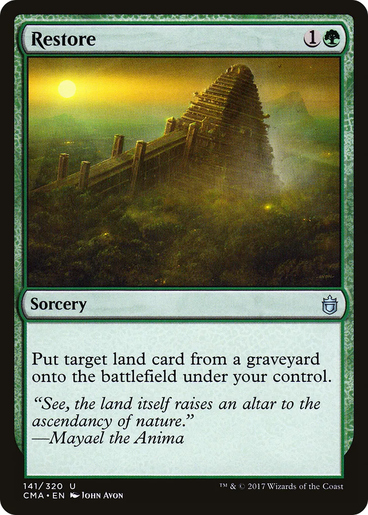 Restauration — Commander Anthology — Magic: The Gathering