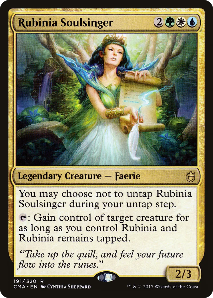 Rubinia Soulsinger — Commander Anthology — Magic: The Gathering
