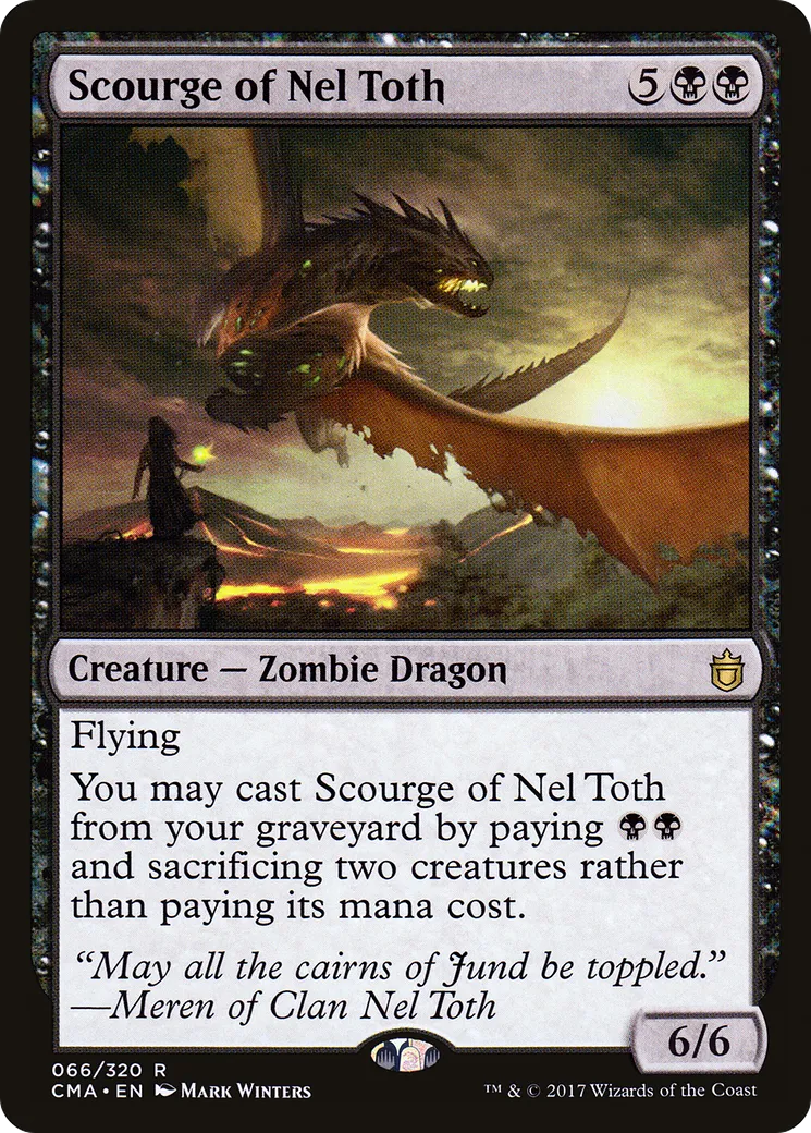 Scourge of Nel Toth from Commander Anthology - Magic: The Gathering