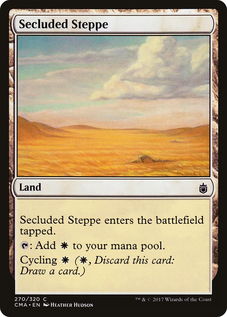Secluded Steppe — Commander Anthology — Magic: The Gathering