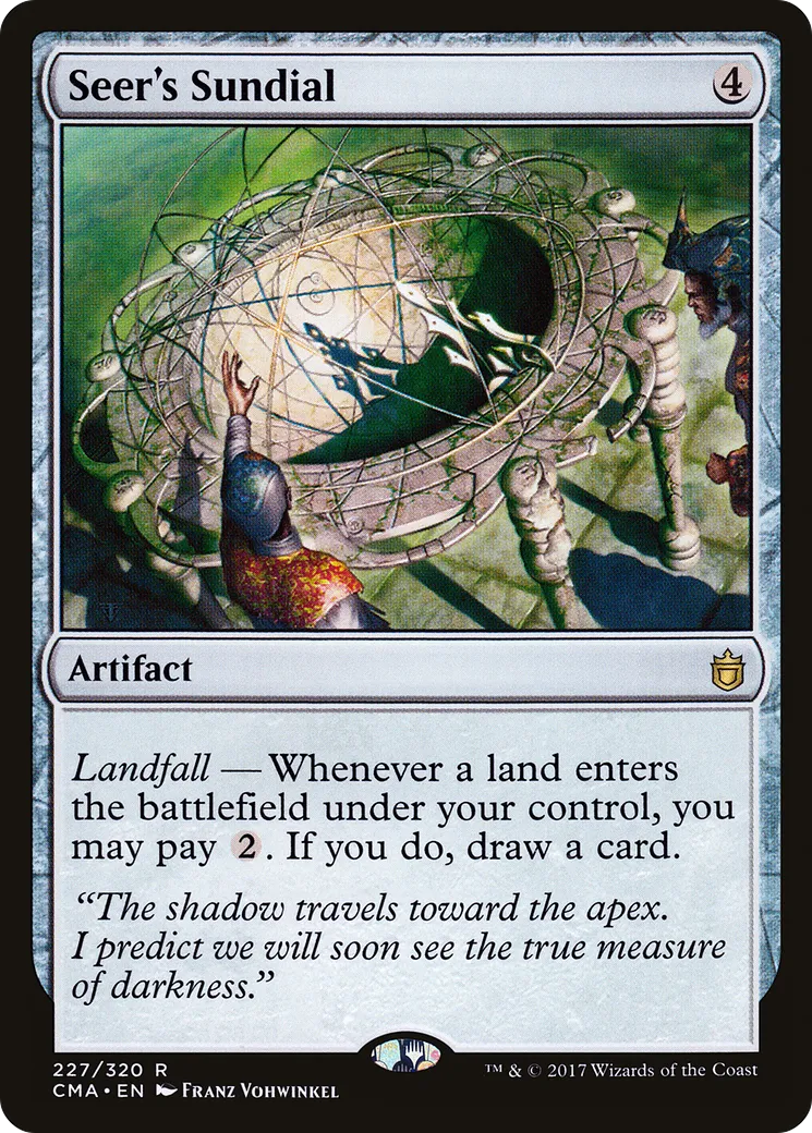 Seer's Sundial — Commander Anthology — Magic: The Gathering