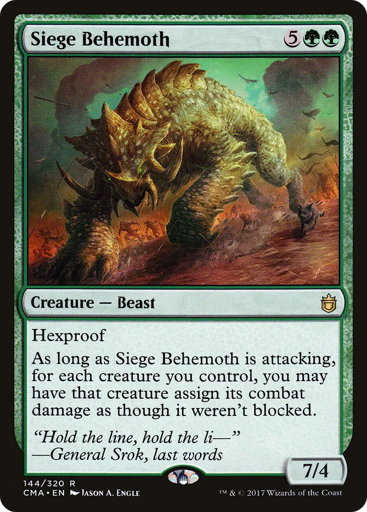 Béhémoth de siège — Commander Anthology — Magic: The Gathering