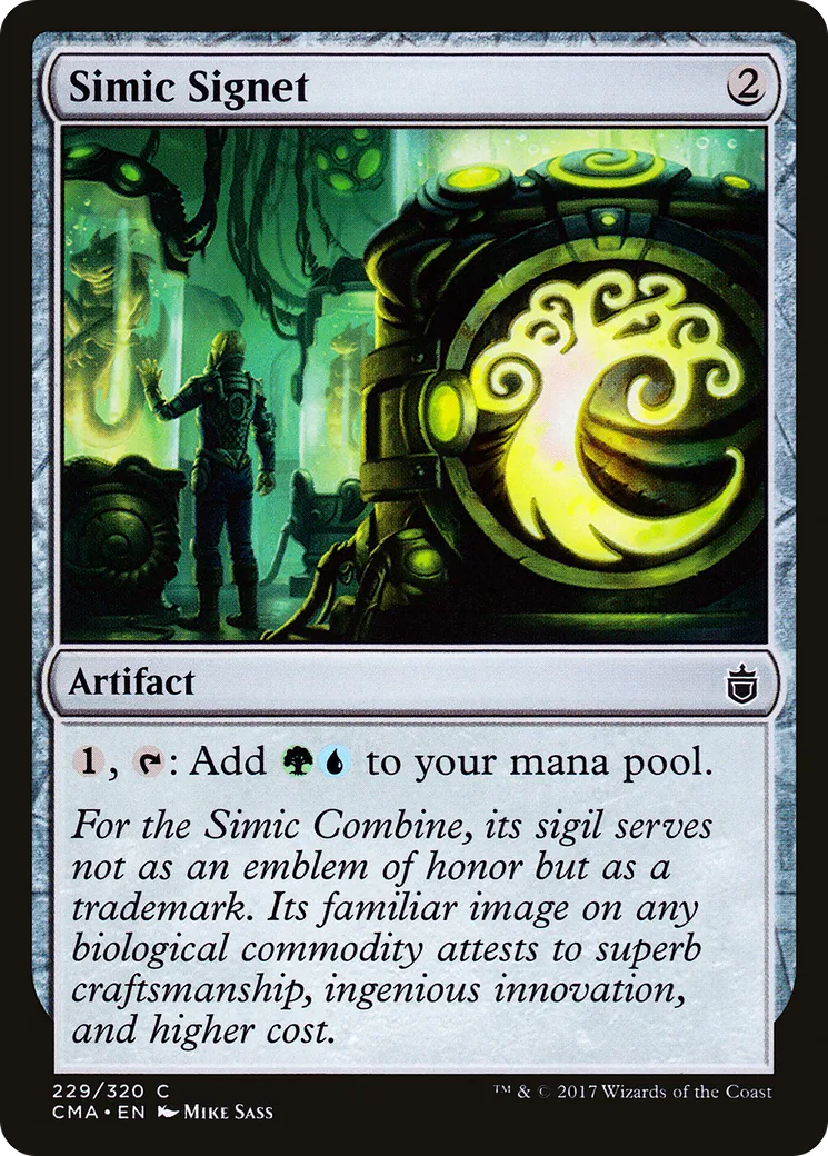 Simic Signet — Commander Anthology — Magic: The Gathering