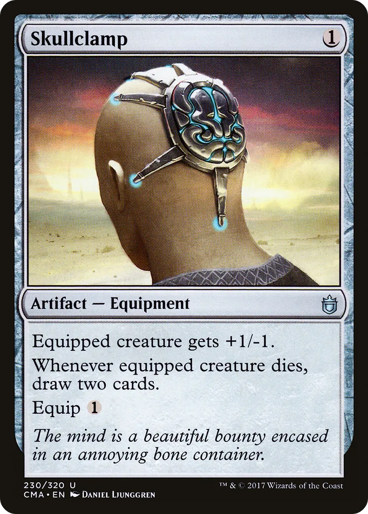 Skullclamp — Commander Anthology — Magic: The Gathering