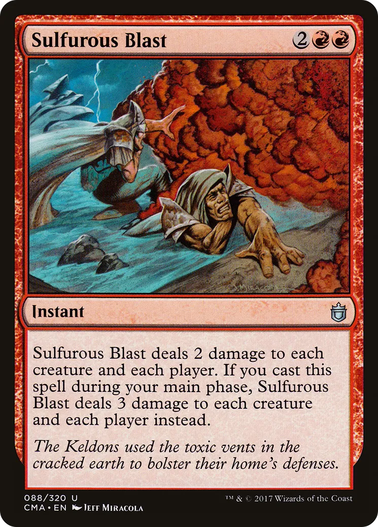 Sulfurous Blast — Commander Anthology — Magic: The Gathering