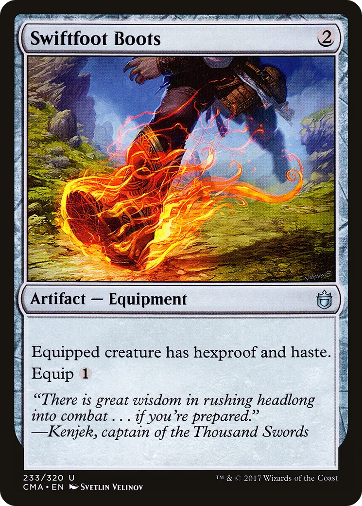 Swiftfoot Boots — Commander Anthology — Magic: The Gathering