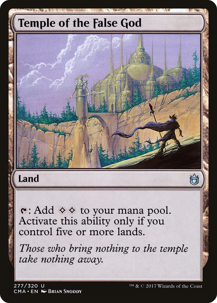 Temple of the False God — Commander Anthology — Magic: The Gathering