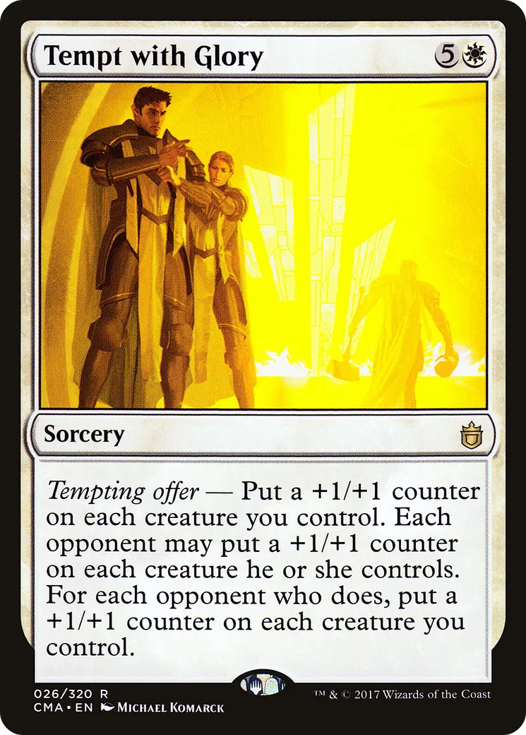 Tempt with Glory — Commander Anthology — Magic: The Gathering