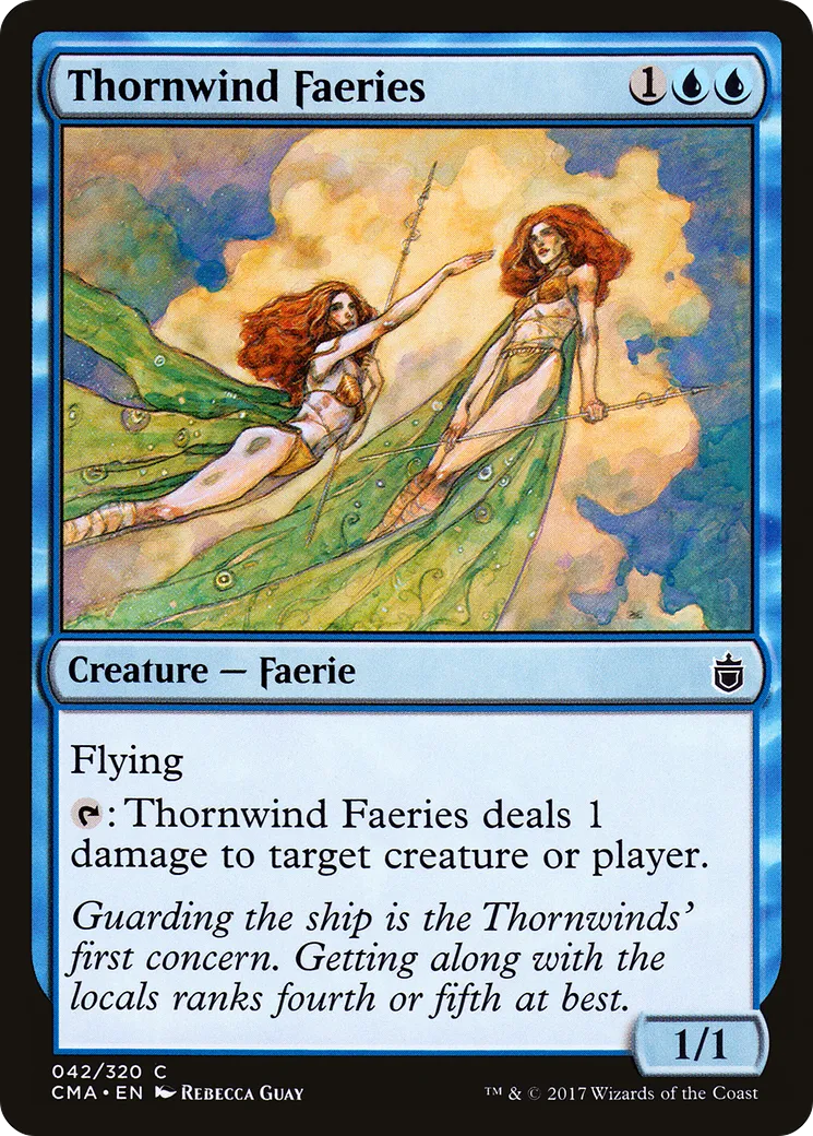 Faeries piquevent — Commander Anthology — Magic: The Gathering