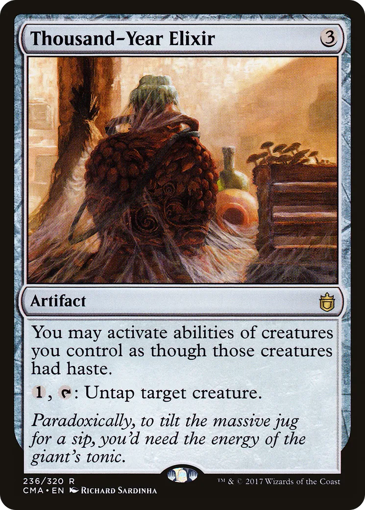 Thousand-Year Elixir from Commander Anthology - Magic: The Gathering