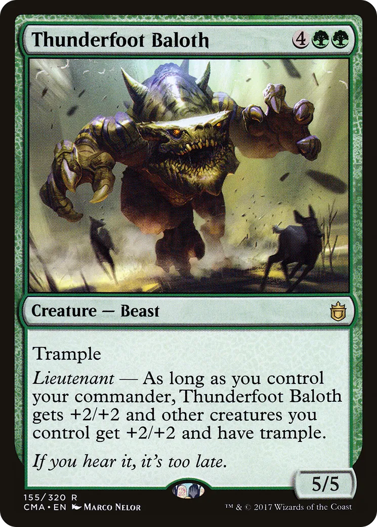 Thunderfoot Baloth — Commander Anthology — Magic: The Gathering