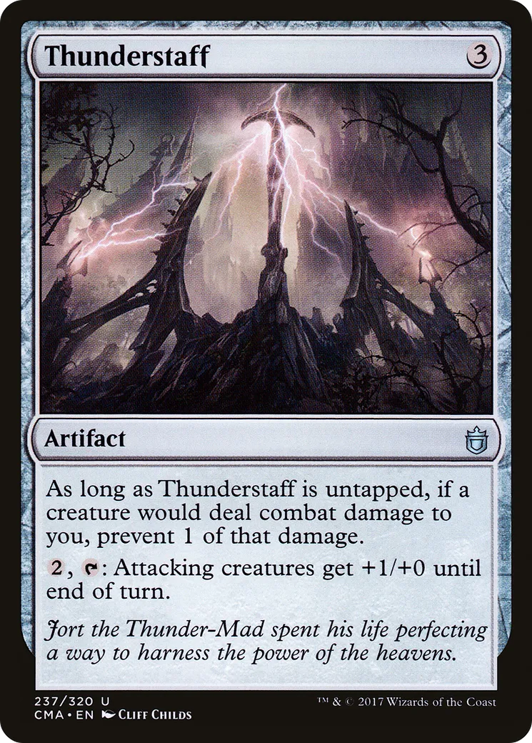 Thunderstaff — Commander Anthology — Magic: The Gathering