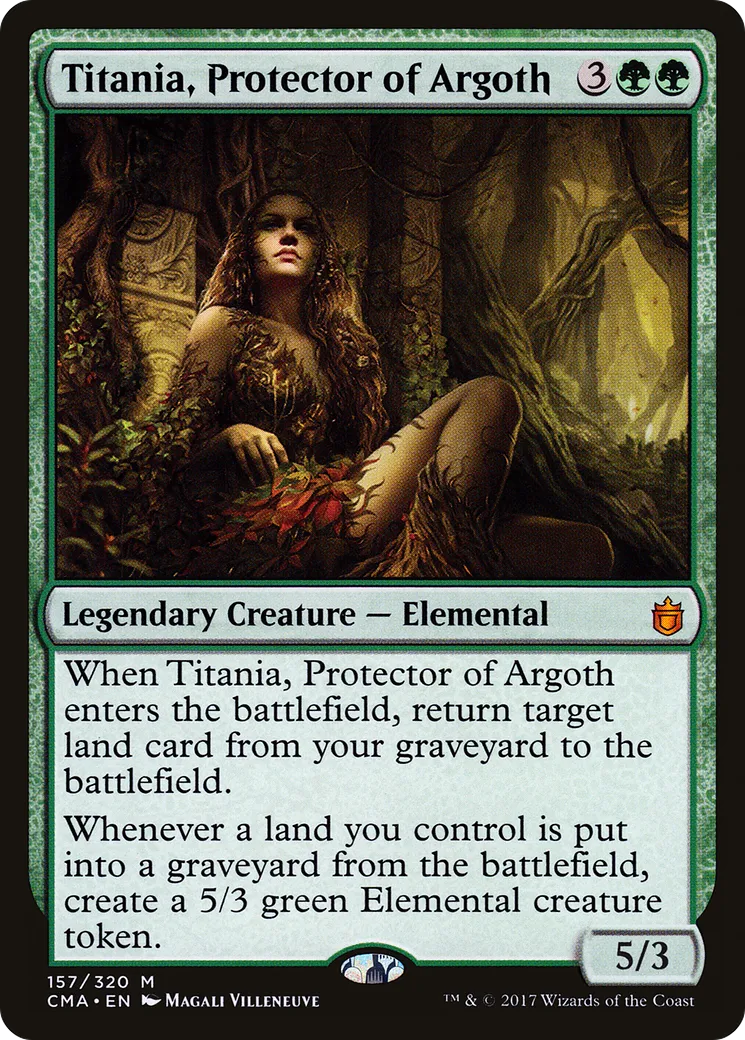 Titania, protectrice d'Argoth — Commander Anthology — Magic: The Gathering