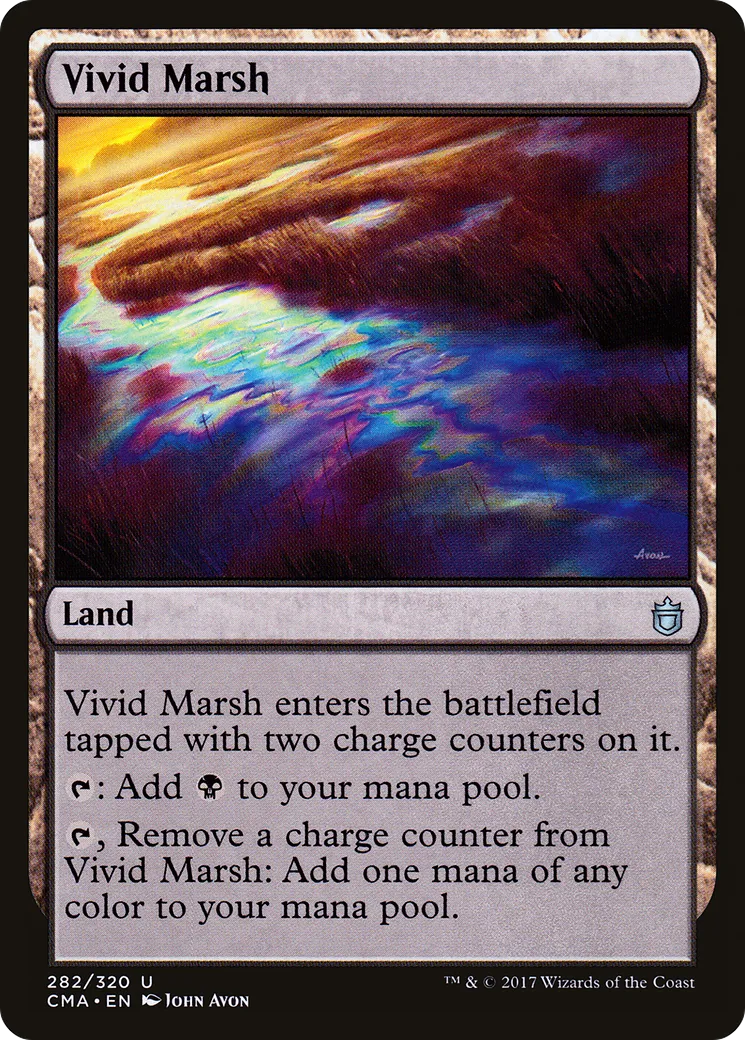 Vivid Marsh — Commander Anthology — Magic: The Gathering