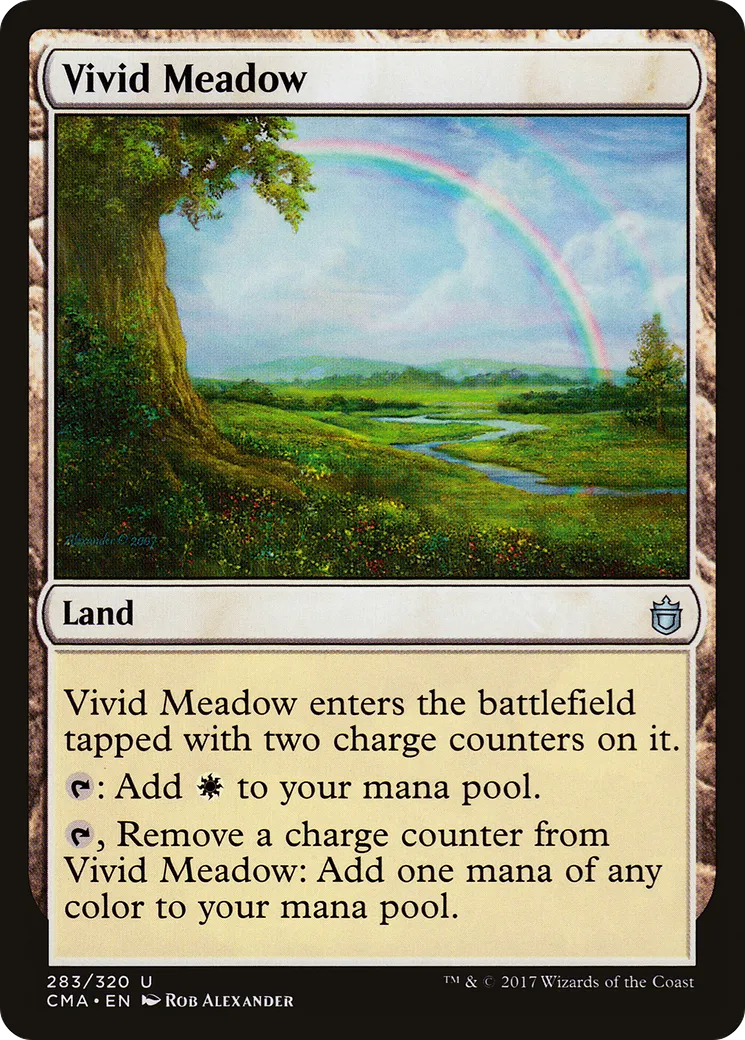 Vivid Meadow — Commander Anthology — Magic: The Gathering